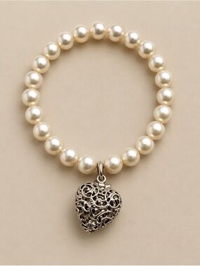Lisa Hoffman Pearlescent Fragrance Bracelet With Perfume Beads